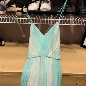 Urban Outfitters Maxi Teal/White Dress